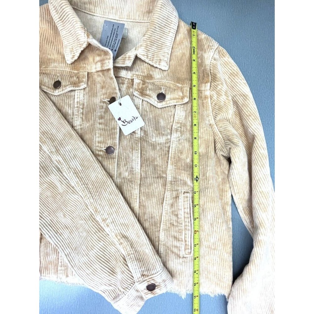 BESTTO Corduroy Jacket Women’s Medium Cropped Size Medium - Picture 11 of 15